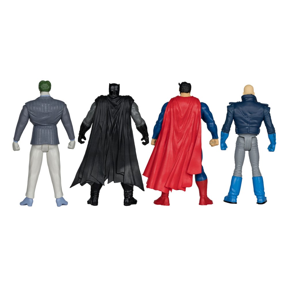 DC Direct Page Punchers Action Figure 4-Pack Batman & Son of Batman & Superman & Joker 7 cm